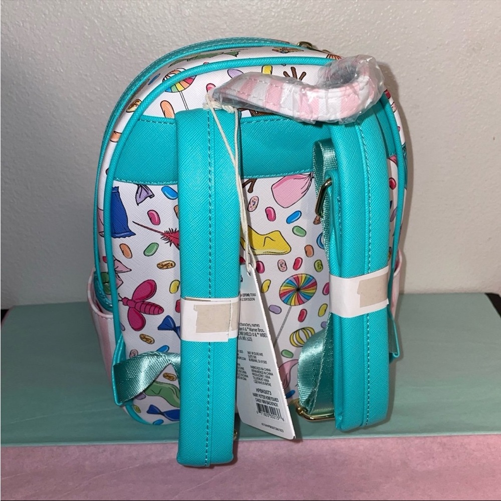 Exclusive Loungefly Harry Potter Honeydukes Sweet Shop Mini Backpack & Wallet - Picture 5 of 10